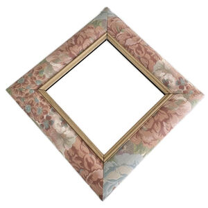 Vintage Clayton Hayes Designs 1995 Beautiful Floral Frame Square Mirror